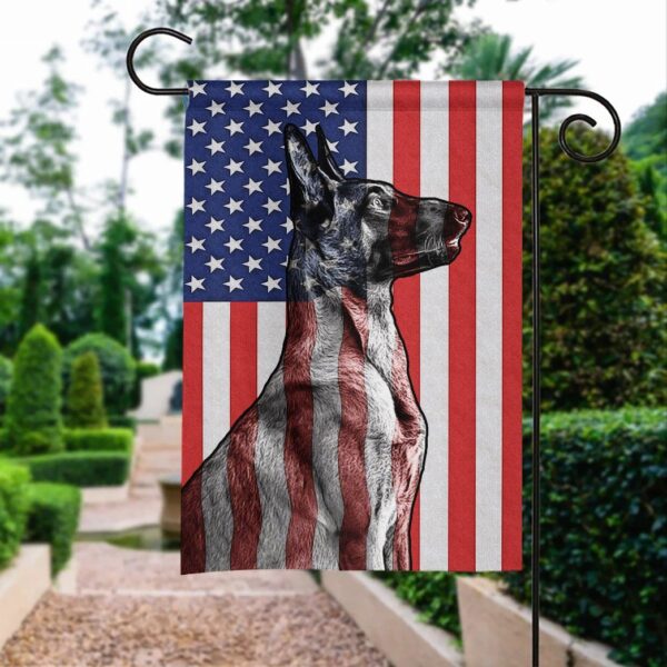 Gearhumans 3D Belgian Malinois Dog Custom House Flag GS26052130 House Flag 