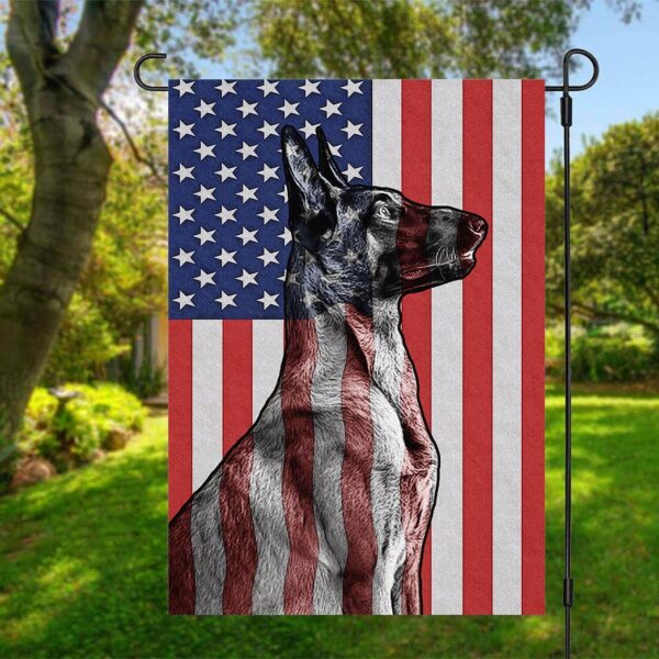 Gearhumans 3D Belgian Malinois Dog Custom House Flag GS26052130 House Flag 