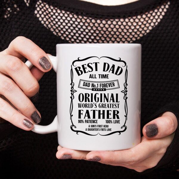 Gearhumans 3D Best Dad All Time Mug ZK2105217 Mug 