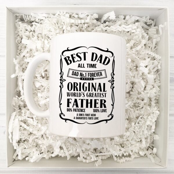 Gearhumans 3D Best Dad All Time Mug ZK2105217 Mug 