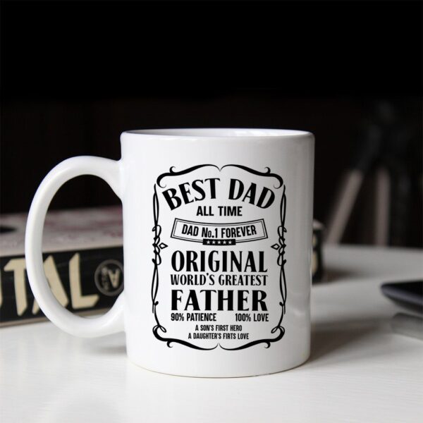 Gearhumans 3D Best Dad All Time Mug ZK2105217 Mug 