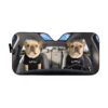 gearhumans 3D Best Friend Bulldogs Custom Car Auto Sunshade GV170612 Auto Sunshade 57''x27.5''