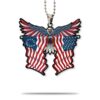 Gearhumans 3D Betsy Ross Flag and United States Flag Custom Car Hanging GW0306214 Car Hanging Car Hanging/1 Pack