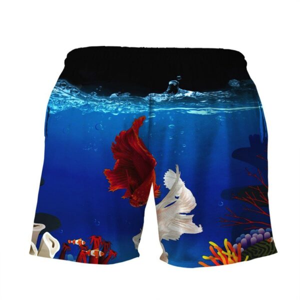 Gearhumans 3D Betta Fish Beach Short ZZ2005212 Men Shorts