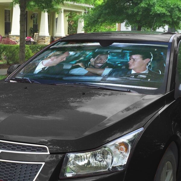 Gearhumans 3D Beverly Hills Cop Custom Auto Car Sunshade GS0405215 Auto Sunshade 