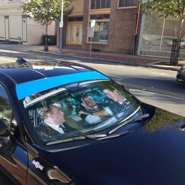 Gearhumans 3D Beverly Hills Cop Custom Auto Car Sunshade GS0405215 Auto Sunshade 