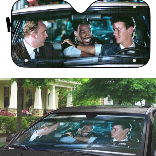 Gearhumans 3D Beverly Hills Cop Custom Auto Car Sunshade GS0405215 Auto Sunshade