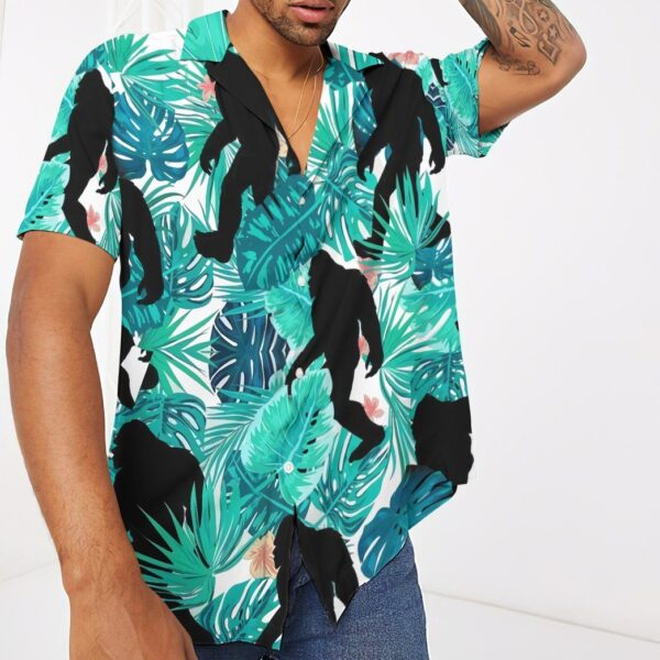 Gearhumans 3D Bigfoot Tropical Hawaii Shirt ZB16036 Hawai Shirt