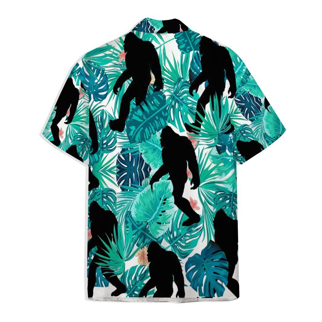 Gearhumans 3D Bigfoot Tropical Hawaii Shirt ZB16036 Hawai Shirt