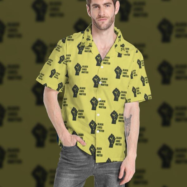 Gearhumans 3D Black Lives Matter Custom Hawaii Shirt GO17052116 Hawai Shirt 