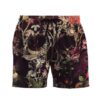 Gearhumans 3D Bloom Skull Custom Beach Shorts Swim Trunks GS14052132 Men Shorts Men Shorts S