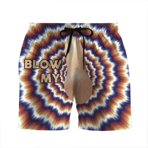 Gearhumans 3D Blow Me Custom Beach Shorts Swim Trunks GN230714 Men Shorts Men Shorts S