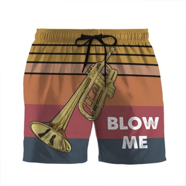 Gearhumans 3D Blow Me Custom Beach Shorts Swim Trunks GS22072 Men Shorts Men Shorts S