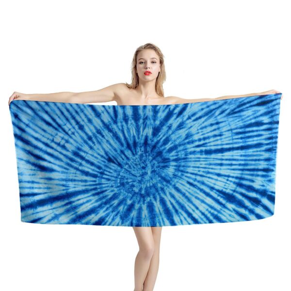 Gearhumans 3D Blue Beach Towel GJ14052121 Towel