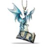 Gearhumans 3D Blue Dragon Book Car Hanging GJ20052116 Car Hanging Car Hanging/1 Pack