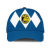 Gearhumans 3D Blue Mighty Morphin Power Rangers Custom Name Cap GW020410 Cap Cap