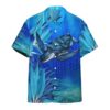 Gearhumans 3D Blue Turtle Paradise Hawaii Shirt ZB17037 Hawai Shirt Short Sleeve Shirt S