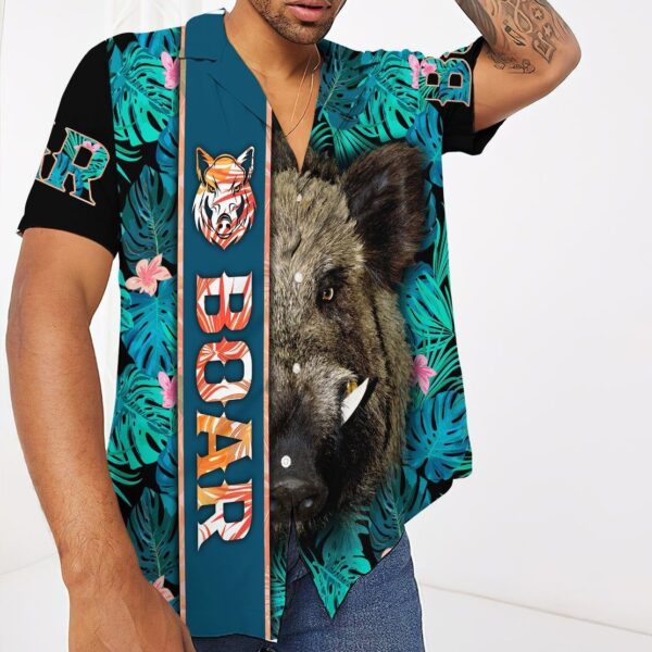 Gearhumans 3D Boar Hawaii Shirt ZZ01042 Hawai Shirt