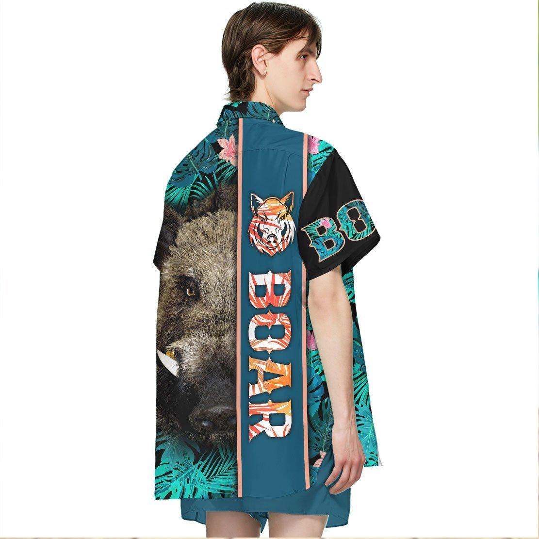 Gearhumans 3D Boar Hawaii Shirt ZZ01042 Hawai Shirt