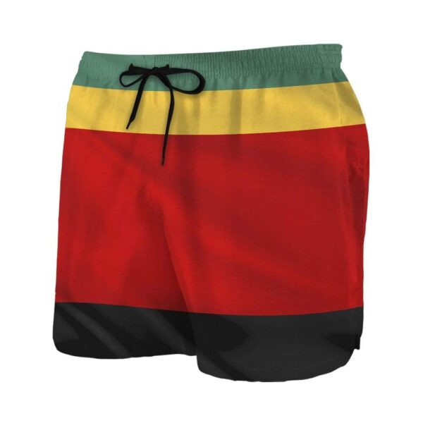 Gearhumans 3D Bob Marley Costume Summer Beach Shorts GN30079 Men Shorts
