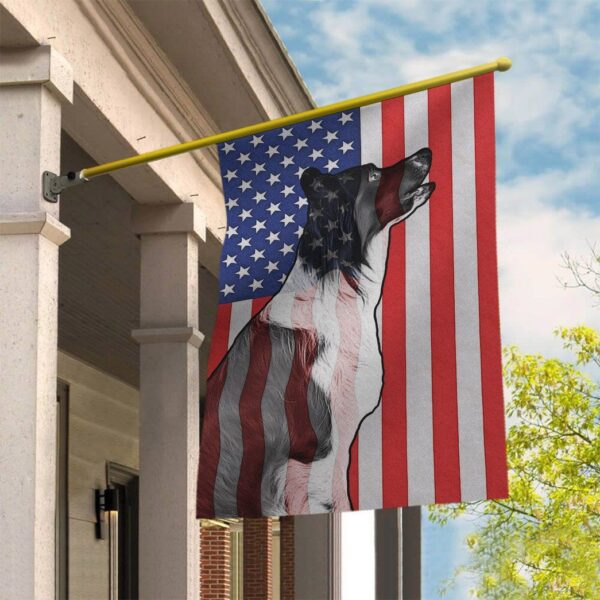 Gearhumans 3D Border Collie Dog Custom House Flag GS2605216 House Flag
