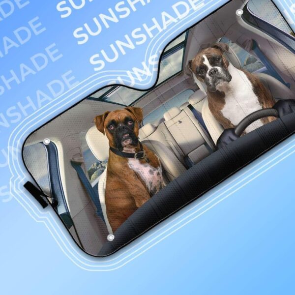 gearhumans 3D Boxer Custom Sunshade GS19067 Auto Sunshade 