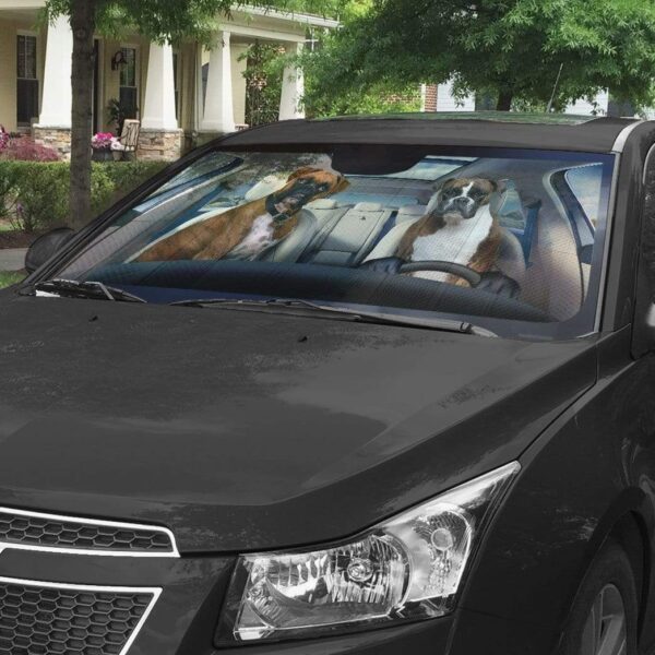 gearhumans 3D Boxer Custom Sunshade GS19067 Auto Sunshade 