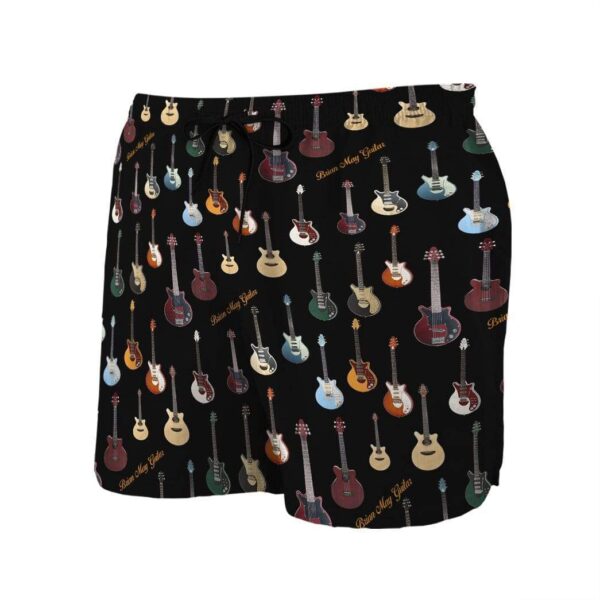 Gearhumans 3D Brian May Custom Beach Shorts Swim Trunks GL100819 Men Shorts