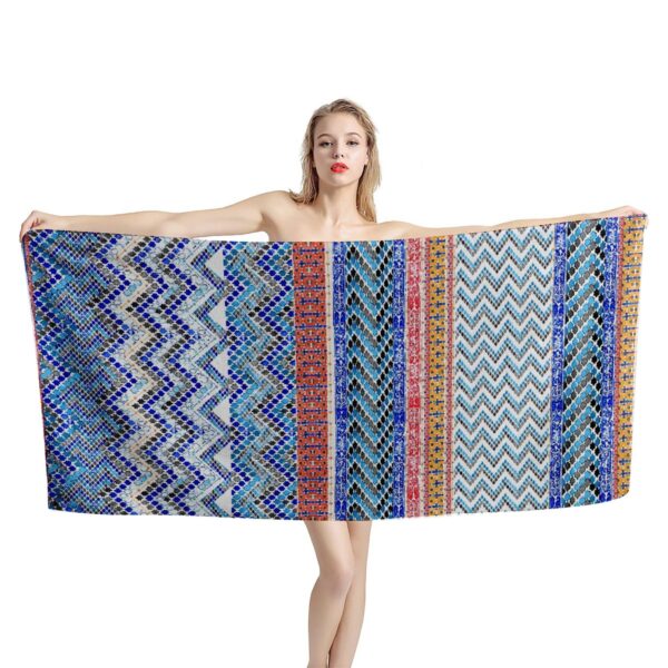 Gearhumans 3D Brocade Beach Towel GJ1405216 Towel