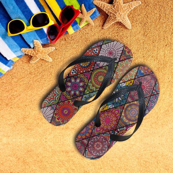 Gearhumans 3D Brocade Flipflop GJ31052111 Flipflop Women 35EU 