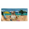 Gearhumans 3D Bulldog Custom Beach Towel GW11052113 Towel Towel 60''x30''