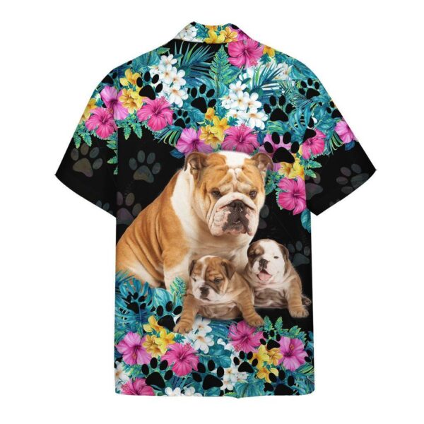 Gearhumans 3D Bulldog Mother Day Hawaii Shirt ZZ01046 Hawai Shirt