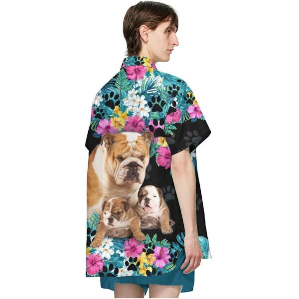 Gearhumans 3D Bulldog Mother Day Hawaii Shirt ZZ01046 Hawai Shirt 