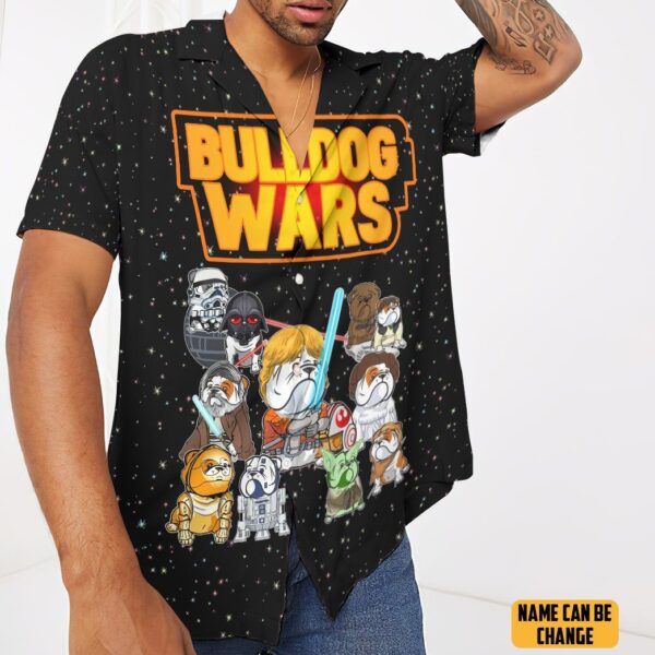 Gearhumans 3D Bulldogs Wars Custom Hawaii Shirt GO06072111 Hawai Shirt 