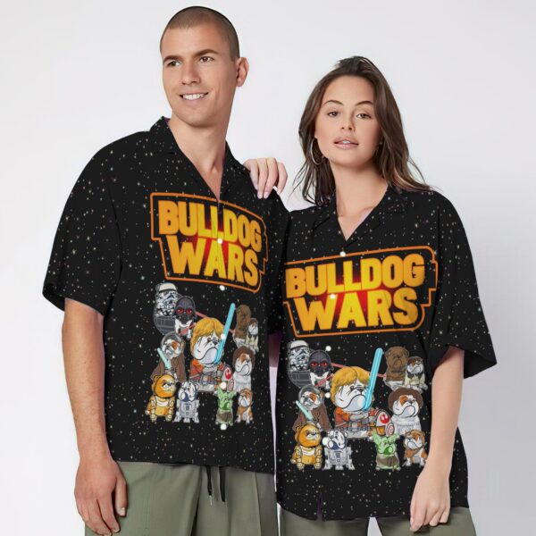 Gearhumans 3D Bulldogs Wars Custom Hawaii Shirt GO06072111 Hawai Shirt 