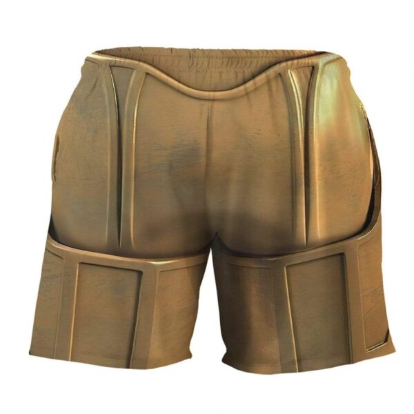 Gearhumans 3D C3PO Custom Beach Shorts Swim Trunks GL23079 Men Shorts