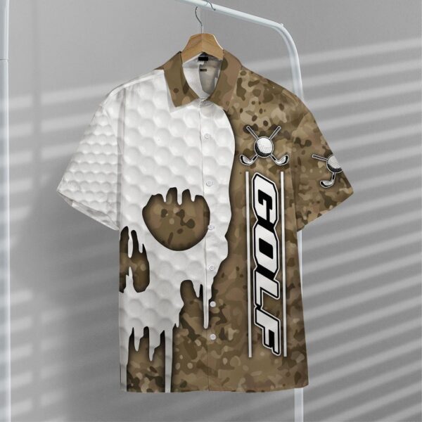 Gearhumans 3D Camo Golf Hawaii Shirt ZK0505213 Hawai Shirt 
