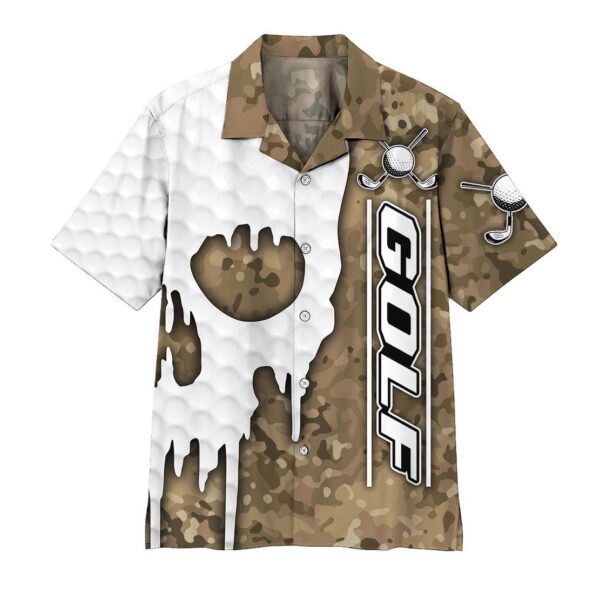 Gearhumans 3D Camo Golf Hawaii Shirt ZK0505213 Hawai Shirt Short Sleeve Shirt S 
