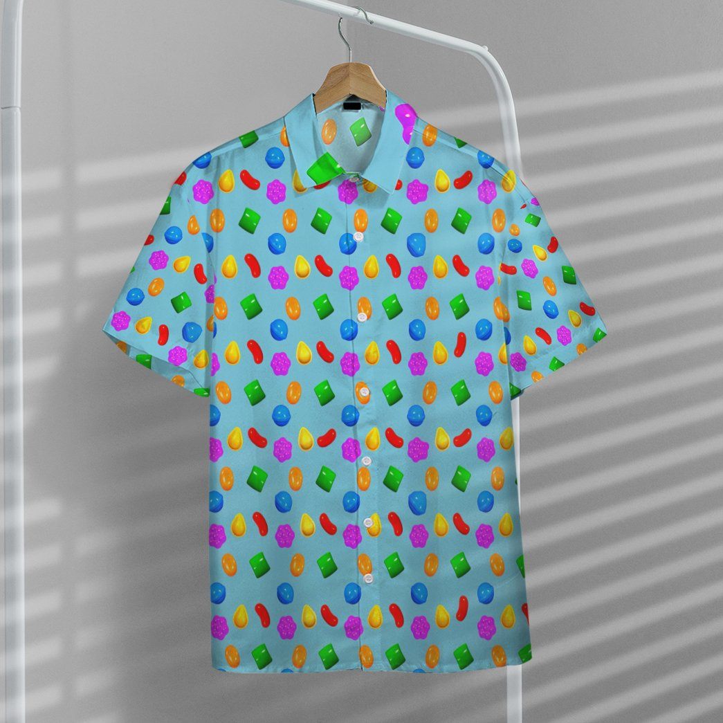 Gearhumans 3D Candy Crush Saga Custom Hawaii Shirt GO14052111 Hawai Shirt