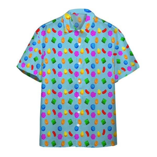 Gearhumans 3D Candy Crush Saga Custom Hawaii Shirt GO14052111 Hawai Shirt Short Sleeve Shirt S