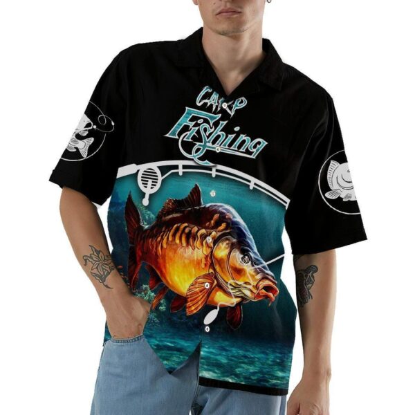 Gearhumans 3D Carp Fishing Hawaii Shirt ZK2604212 Hawai Shirt 