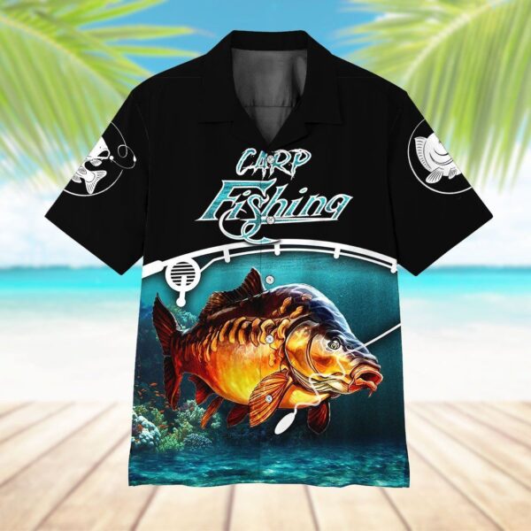 Gearhumans 3D Carp Fishing Hawaii Shirt ZK2604212 Hawai Shirt 