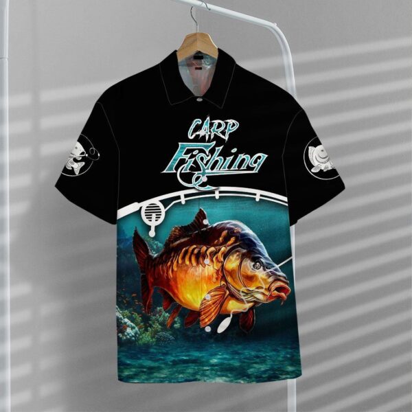 Gearhumans 3D Carp Fishing Hawaii Shirt ZK2604212 Hawai Shirt 