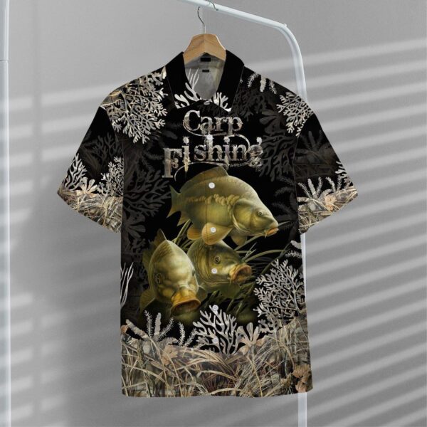 Gearhumans 3D Carp Fishing Hawaii shirt ZZ25031 Hawai Shirt 
