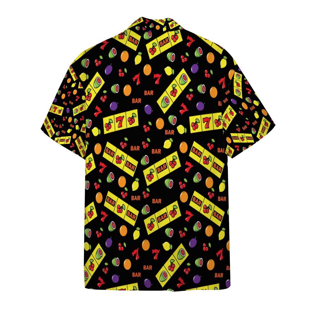 Gearhumans 3D Casino Lucky Slots Custom Hawaii Shirt GO17052111 Hawai Shirt