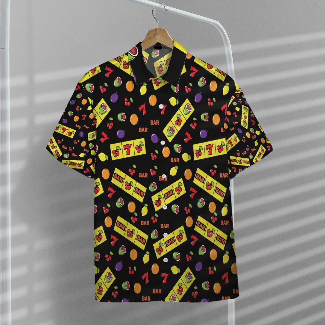 Gearhumans 3D Casino Lucky Slots Custom Hawaii Shirt GO17052111 Hawai Shirt