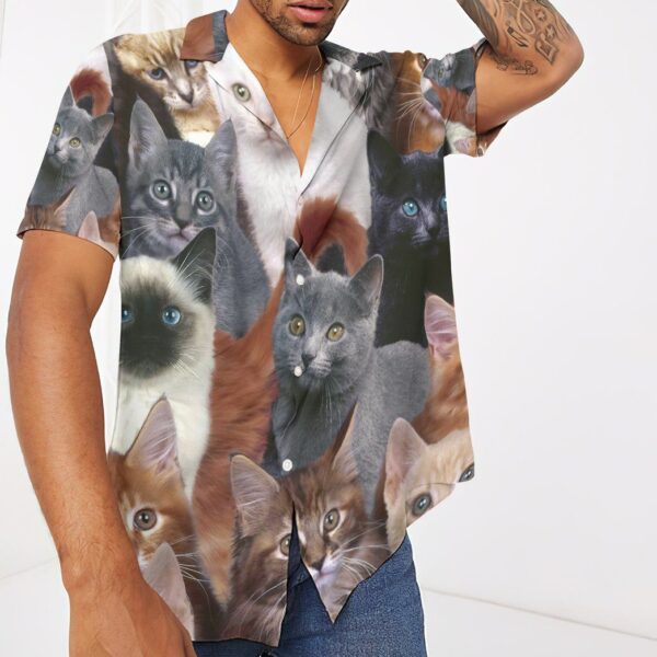 Gearhumans 3D Cats Custom Short Sleeve Shirt GO06052116 Hawai Shirt