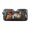 gearhumans 3D Cattle Family Custom Car Auto Sunshade GV07052 Auto Sunshade 57''x27.5''
