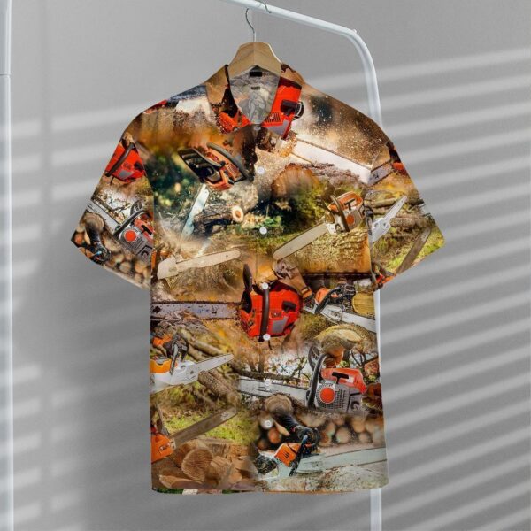 Gearhumans 3D Chainsaw Hawaii Shirt ZZ08043 Hawai Shirt 