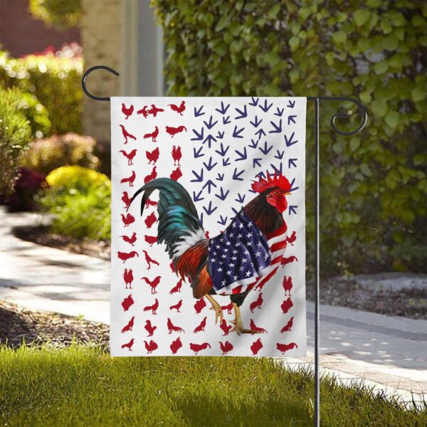 Gearhumans 3D Chicken American Custom Flag GW0806214 House Flag